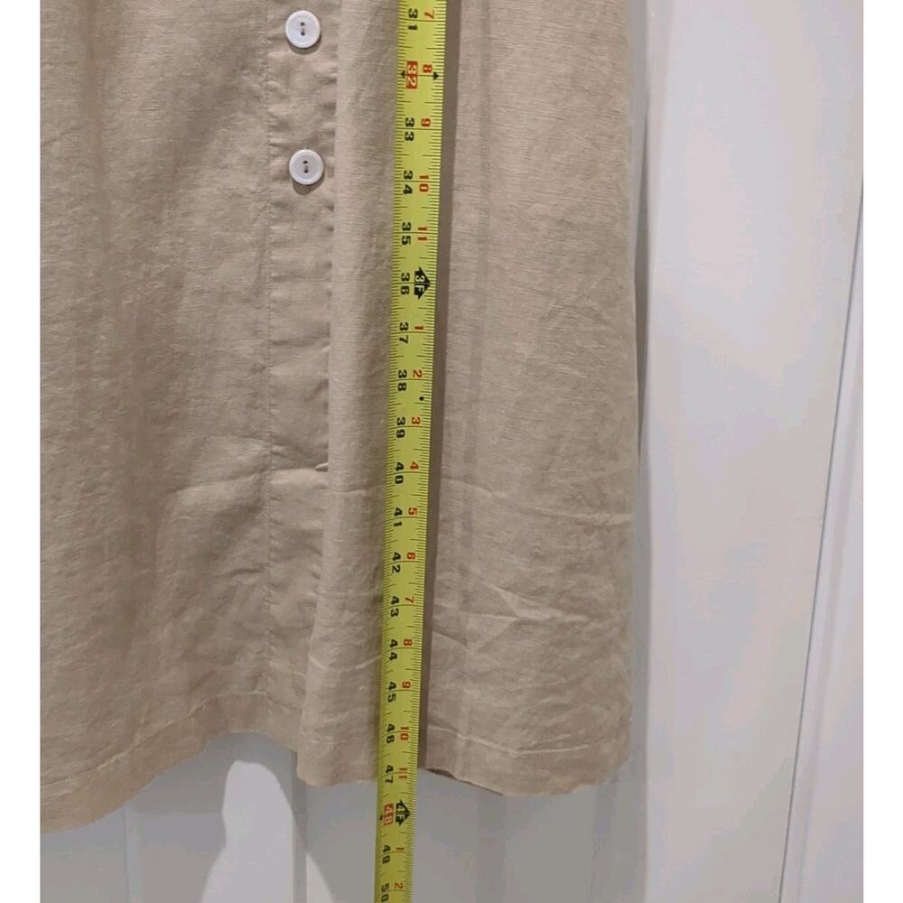 Quince Women’s 100% Linen Short Sleeve Shirt Dress Size Medium NWT - Picture 10 of 14